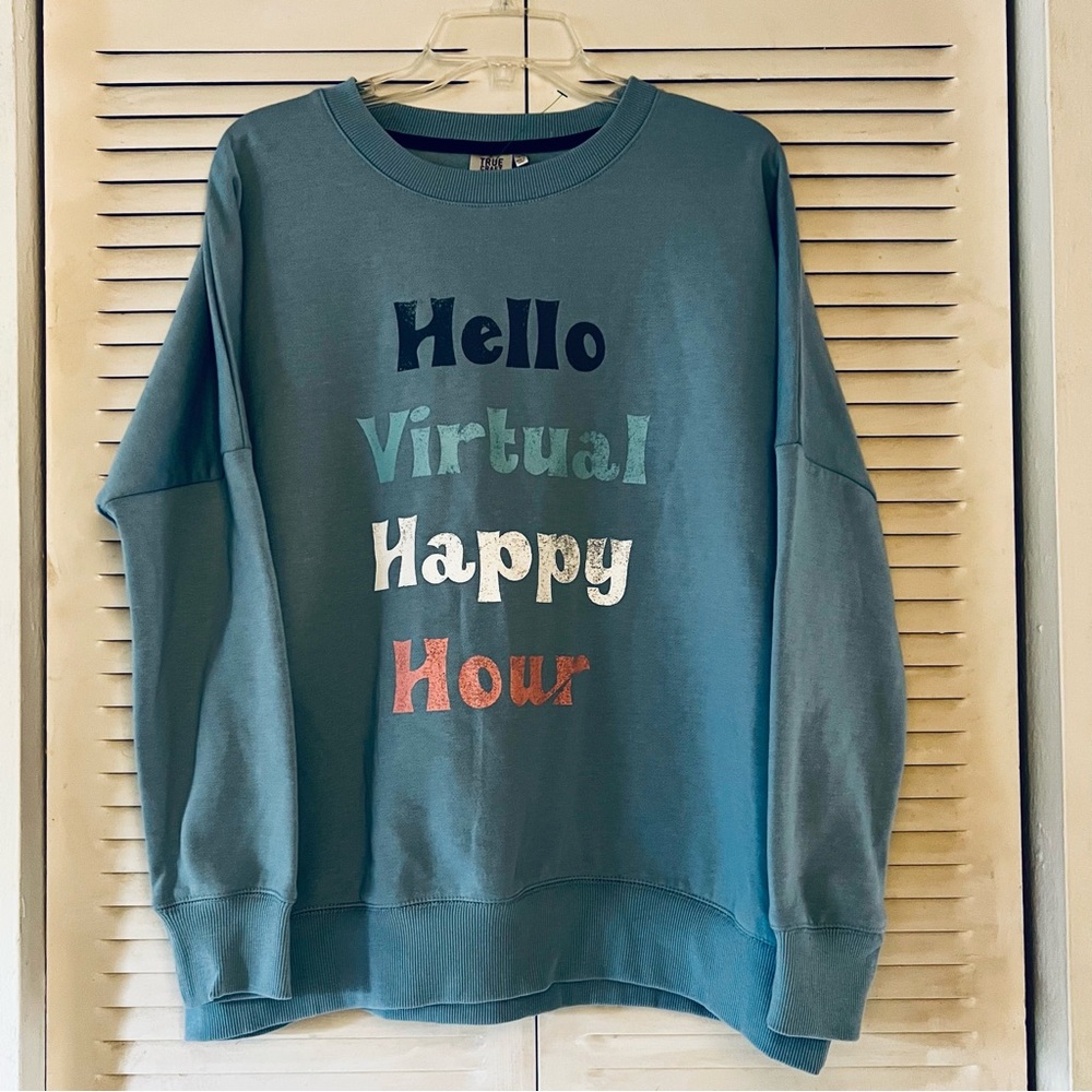 True Craft baby blue sweat shirt